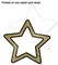 Carson Dellosa &#x2013; Gold Glitter Stars Colorful Cut-Outs, Classroom D&#xE9;cor, 36 Pieces